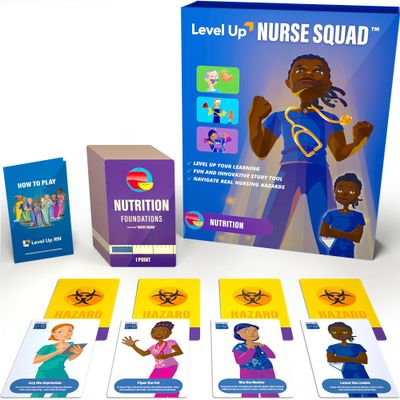 Nutrition Flash Cards Game  Nursing School Exam Prep  Nursing Student Essentials  Prepare for 2026 NCLEX ATI HESI Exams (Nutrition Success)