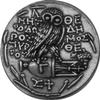 Athena and Owl, Famous Ancient Greek Coin, 133 BC, Amphora on Reverse, Percy Jackson Teen Gift, Great Stocking Stuffer 83S view 3