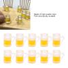Agatige 10pcs 1:12 Dollhouse Beer Mug Model, Miniature Beer Cup Toy for Bar Decoration(Beer Mug with Foam) view 4