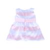Sophia's Stripe Party Dress and Sandals for 18" Dolls, Pink/White view 4
