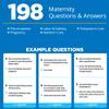 Maternity Flash Cards Game  Nursing School Exam Prep  Nursing Student Essentials  Prepare for 2026 NCLEX ATI HESI Exams (Maternity Success) view 2