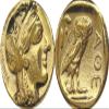 Athena and Owl, Famous Ancient Greek Coin, Popular Version, Goddess of Wisdom, Owl, Greek Mythology, Percy Jackson Teen Gift, Great Stocking Stuffer 77G view 1