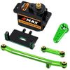 EPINON for AXIAL SCX24 Servo Metal Gear EMAX Servo Steering Servo with Servo Mount Bracket and Arm and Steering Link Set SCX24 Upgrade Parts (Green) view 1