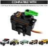 EPINON for AXIAL SCX24 Servo Metal Gear EMAX Servo Steering Servo with Servo Mount Bracket and Arm and Steering Link Set SCX24 Upgrade Parts (Green) view 3