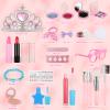 Little Girls Makeup Kits, Kids Toy Purse with Pretend Makeup, Play Purse for Little Girls, Pretend Play Toddler Purse, Birthday Christmas Princess Gifts Toys for Girls 3 4 5 6 7 8 Year Old view 2