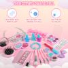 Little Girls Makeup Kits, Kids Toy Purse with Pretend Makeup, Play Purse for Little Girls, Pretend Play Toddler Purse, Birthday Christmas Princess Gifts Toys for Girls 3 4 5 6 7 8 Year Old view 4