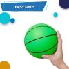 6 INCH PVC Mini Basketball Toys for Indoor Over Door Hoops, Soft 6" Small Balls Rubber for Pool, Beach, Yard, Lawn, Outdoor, Classroom, Little Playgound Ball for Adults & Kids (4PCS with Air Pump) view 3