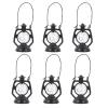 6Pcs 1:12 Scale Miniature Kerosene Lanterns - Vintage Tiny Lamp Dollhouse Accessories Micro Landscape Decor for Dollhouse Room Ornament DIY Crafts view 1
