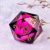 Cusdie Large 55mm D20 Dice with Sharp Edges, Giant D&D 20 Sided Dice for RPG, Table Games (Pink Skull) view 4