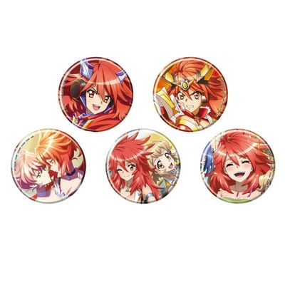 Senki Zetchou Symphogear XD Unlimited 10 Play Birthday Ver. Tin Badge Box of 5