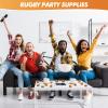 Jerify 250 Pack Mini Footballs Stress Balls Bulk 1.4 Inch Small Soft Foam Sports Balls Fidget Toys for Adults Goodie Bag Stuffers for Birthday Sports Carnival Party Favors(Brown,1.46 x 0.98 Inch) view 2