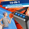 EjetGame Basketball Arcade Game, Kids Basketball Gifts for Kids Boys Girls Children Youth & Teens | 16-in-1 Games Dual Shot,Blue view 2