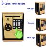 Litpggy Kids Safe Bank with Fingerprint Password Talking ATM Piggy Bank for Real Money Toy Gift for 5-14 Years Old Boys Girls (Golden) view 3