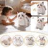 CU-MATE Interactive Pet Ragdoll Cat,Electric Plush Toy Cat,Robot Stuffed Cat with Walking/Nodding/Tail Wagging/Barking/Drinking Milk, Gift for Girls Boys view 3