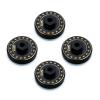 MRC SCX24 Brass Hex Hub Wheel Hubs 4pcs (Black) for 1/24 RC Crawler Car Axial SCX24 Upgrade Parts view 1