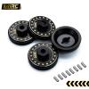 MRC SCX24 Brass Hex Hub Wheel Hubs 4pcs (Black) for 1/24 RC Crawler Car Axial SCX24 Upgrade Parts view 2