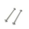 GatherTOOL 4Pcs Universal Drive Shaft for Front CVD Universal Drive Shaft & Rear Dog Bone for 144001 1/14 RC Drift Racing Car Parts Accessories (Color : Silver) view 2