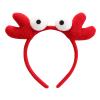 Lamantery Cute Lobster Headband Red Crab Headband Animal Cosplay Lobster Shaped Hair Hoop Hair Accessories for Halloween Christmas Cosplay Party Costume 2pcs view 1