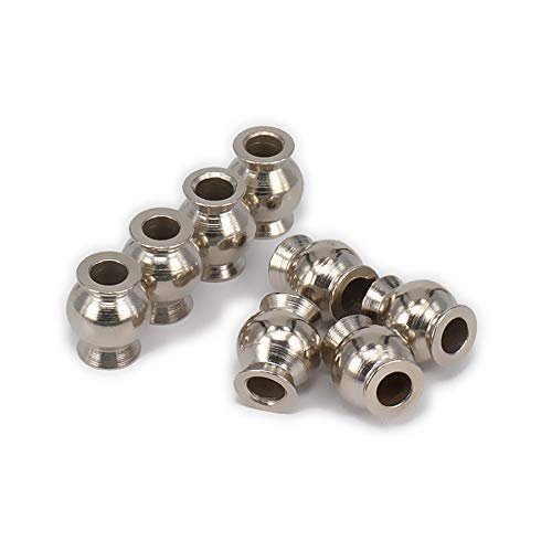 GatherTOOL 8pcs/Set RC Ball Head of Shock Absorber Damper 1/8 1/10 1/16 1/18 Rc Model Car Tpy Spare Parts for Hpi Losi Axial Redcat Himoto (Color : F290007)