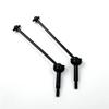 GatherTOOL 4Pcs Universal Drive Shaft for Front CVD Universal Drive Shaft & Rear Dog Bone for 144001 1/14 RC Drift Racing Car Parts Accessories (Color : Black) view 1