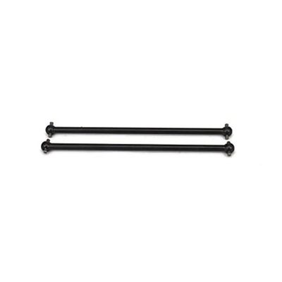 2Pcs Metal Drive Shaft Dogbone 61mm 63mm 70mm 77mm 84mm 87mm 101mm For 94101 94102 94103 94106 94108 94110 94111 94122 94123 For RC Car Upgrade Parts Spare Accessories ( Color : 2pcs 87mm black )