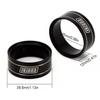 INJORA Brass Internal Beadlock Ring Black Coating Brass Ring Fit 1.0" Wheel Rim for AX24 1/24 RC Crawler Axial SCX24 Upgrade PartsBlack view 2