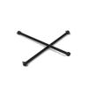 2Pcs Metal Drive Shaft Dogbone 61mm 63mm 70mm 77mm 84mm 87mm 101mm For 94101 94102 94103 94106 94108 94110 94111 94122 94123 For RC Car Upgrade Parts Spare Accessories ( Color : 2pcs 70mm black ) view 4