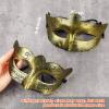 Yunsailing 40 Pcs Masquerade Mask Bulk Vintage Mardi Gras Masks Antique for Venetian Ball Carnival Cosplay Performance Prop(Gold, Silver) view 2