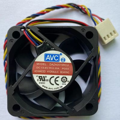 DAZA0515RCU Fan for 13.6V 0.20A 5CM 4 Wire Cooling Fan