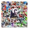 100Pcs Magic Dragons Stickers, Pterosaur Fantasy Dragon Vinyl Waterproof Decals for Water Bottles, Luggage, Computer, Cellphone, Skateboard, Dragons Stickers for Kids Teen view 2
