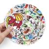 100Pcs Magic Dragons Stickers, Pterosaur Fantasy Dragon Vinyl Waterproof Decals for Water Bottles, Luggage, Computer, Cellphone, Skateboard, Dragons Stickers for Kids Teen view 4