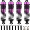 GORHLady Front Rear RC Shock Absorber, 4-Pack Shock Absorber Damper Oil Adjustable Alloy Aluminum Shock-108mm- view 1