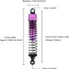 GORHLady Front Rear RC Shock Absorber, 4-Pack Shock Absorber Damper Oil Adjustable Alloy Aluminum Shock-108mm- view 2