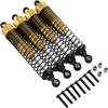 GORHLady Front Rear RC Shock Absorber, 4-Pack Shock Absorber Damper Oil Adjustable Alloy Aluminum Shock-108mm- view 2