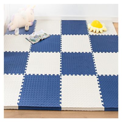 HSYFdy Play Mat Foam Playmat Extra Large Interlocking Foam TilesReversible Foldable Soft Floor Play Crawling Mat with Border (Color : A, Size : 30x30x1.0cm-9tiles)
