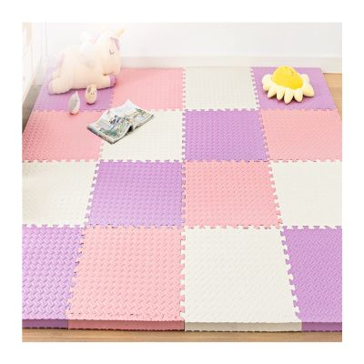 HSYFdy Interlocking Soft Foam Play Mat, Colourful Carpet Puzzle Floor Tiles Climbing Matsfor Rooms Home Parlor Bedroom, Easy to Clean (Color : D, Size : 60x60x2.5cm-20tiles)