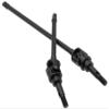 Parts for Axial AR14B Axial RBX10 Ryft Universal Axle Set Joint Front Steel Drive Shaft AXI232043 Replacement 2Pcs(Black) view 1