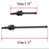 Parts for Axial AR14B Axial RBX10 Ryft Universal Axle Set Joint Front Steel Drive Shaft AXI232043 Replacement 2Pcs(Black) view 3