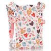 HappyVk - Baby Doll Carrier Kids Toy Carrier for Dolls Front and Back with Adjustable Straps Doll Accessories - Pink - Love Design view 1