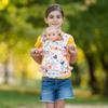 HappyVk - Baby Doll Carrier Kids Toy Carrier for Dolls Front and Back with Adjustable Straps Doll Accessories - Pink - Love Design view 2