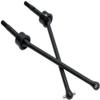 Parts for 1/7 Traxxas UDR CVD Front Drive Shaft Unlimited Desert Racer 85086-4 Upgrades Stub Axle & Pins Set Hop Ups for #8550 8553 Steel Replacement(Black) view 4