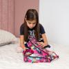 HappyVk - Baby Doll Bed - Portable Doll Bassinet - for Dolls up to 21 inches - Handbag for Girl - Baby Doll Set - Graffiti Design view 3