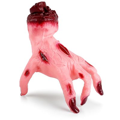 Halloween Animatronic Crawling Hand Zombie Prop with Motion and Sound Effects Battery Powered Creepy Crawling Thing for Haunted House Decor