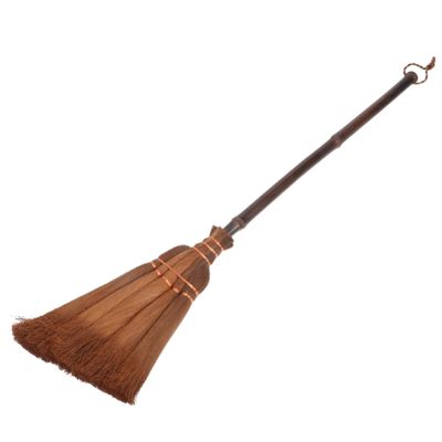 DOITOOL Broom Small Broom for Kids and Toddlers, Wood Handle, Kids Size 23.2, Toy Cinnamon