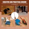 DOITOOL Broom Small Broom for Kids and Toddlers, Wood Handle, Kids Size 23.2, Toy Cinnamon view 3