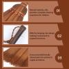 DOITOOL Broom Small Broom for Kids and Toddlers, Wood Handle, Kids Size 23.2, Toy Cinnamon view 4