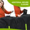 Kiddi Go Travel Stroller Bag for Airplane, Black and Green, 47" H x 24" W x 15" D, Fits Most Large, Single, Double, Jogging Strollers,Waterproof, Heavy-Duty Protection, Easy-to-Carry Design view 2