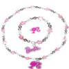 LUV HER Girls Jewelry Set - Dress up 3 Piece Toy Jewelry Box Set with Bead Necklace, Bracelet and Ring - Play Accessories - Ages 3+, No Gemstone view 1