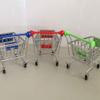 ibasenice Mini Supermarket Handcart, Shopping Trolley Toy Storage Container Toys Mini Carts Red Shopping Cart view 3