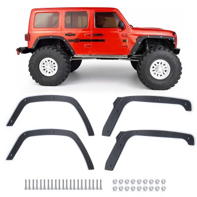 Zolikar Stainless Steel RC Fender Flares Delete for 1/10 Scale RC Crawler Car SCX10 III Upgrades JLU AXI03007 Accessories